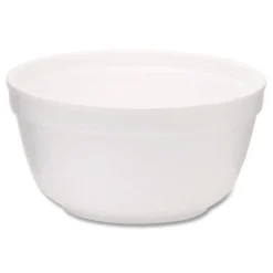 WinCup 12 oz Squat Style Foam Bowls - White (1000/Carton)