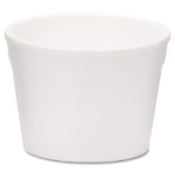 WinCup 4 oz Tall Style Foam Bowls - White (1000/Carton)