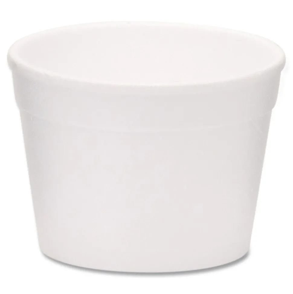 WinCup 4 oz Tall Style Foam Bowls - White (1000/Carton)