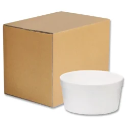 WinCup 8 oz Tall Style Foam Containers - White (500/Carton)