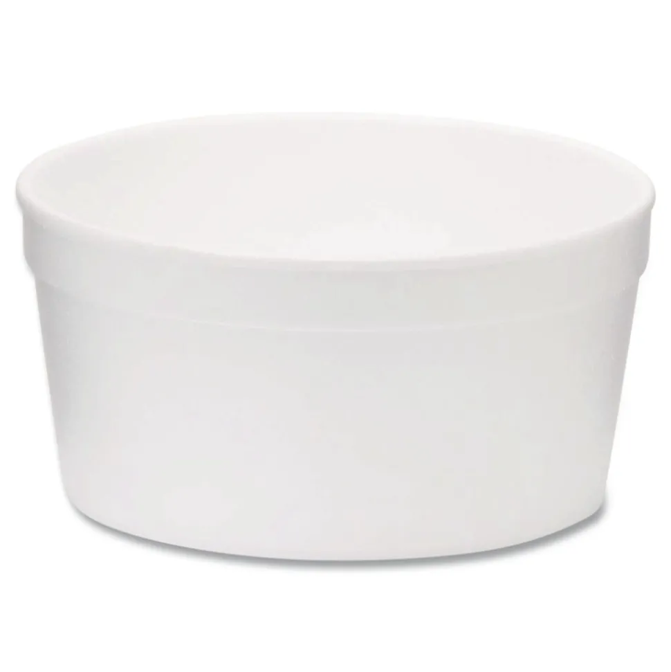 WinCup 8 oz Tall Style Foam Containers - White (500/Carton)