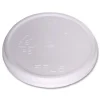 WinCup Plastic Lids for 8 oz to 16 oz Cups/5 oz to 10 oz Bowls - White (500/Carton)