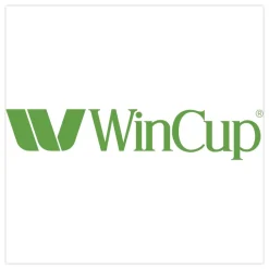 WinCup Slotted Plastic Lids for 8 oz to 10 oz Hot Cups and Bowls - Translucent (1000/Carton)