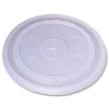 WinCup Slotted Plastic Lids for 32 oz to 64 oz Cold Cups and Bowls - Translucent (1000/Carton)