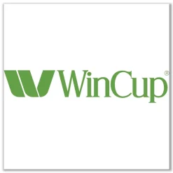 WinCup Slotted Plastic Lids for 32 oz to 64 oz Cold Cups and Bowls - Translucent (1000/Carton)