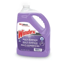 Windex 697262 128 oz Bottle Non-Ammoniated Glass/Multi Surface Cleaner - Pleasant Scent (4/Carton)