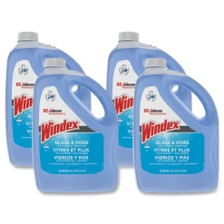 Windex Ammonia-D 1 Gallon Bottle Glass Cleaner (4/Carton)