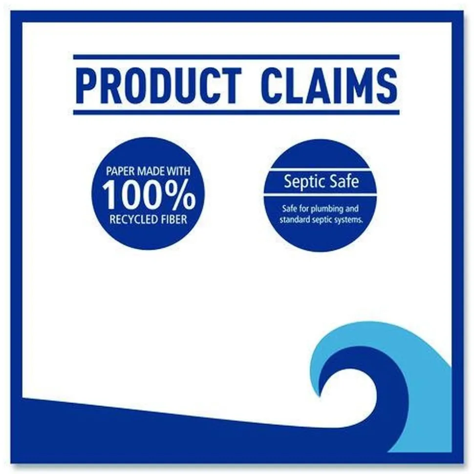 Windsoft 3.4 in. x 1000 ft. 2 Ply Septic Safe Jumbo Roll Bath Tissue - White (12 Rolls/Carton)