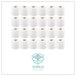 Windsoft 2-Ply Septic Safe Individually Wrapped Rolls Bath Tissue - White (24 Rolls/Carton)