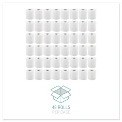 Windsoft 2-Ply Septic Safe Individually Wrapped Rolls Bath Tissue - White (48 Rolls/Carton)