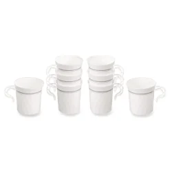 WNA 8 oz Classicware Plastic Coffee Mugs - White (192/Carton)