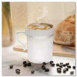 WNA 8 oz Classicware Plastic Coffee Mugs - White (192/Carton)