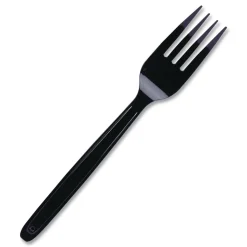 WNA CEASEFK960BL 6 in. Fork Cutlery for Cutlerease Dispensing System - Black (960/Box)