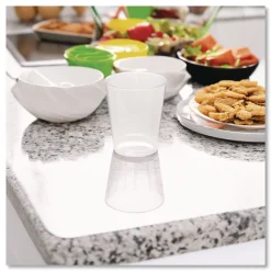 WNA Comet 7 oz Plastic Tumbler - Clear, Tall (500/Carton)