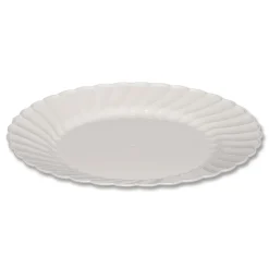 WNA WNA RSCW91512W 9 in. Diameter Plates Classicware Plastic Dinnerware - White (180/Carton)