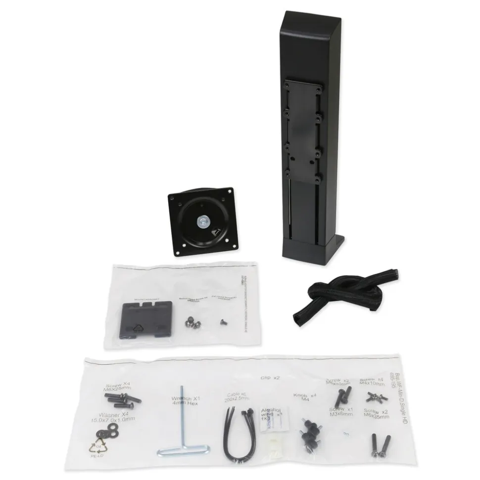 WorkFit by Ergotron Monitor Riser For 24 in. Monitors 30 Degree Tilt - Black