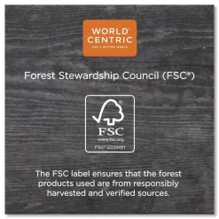 World Centric 8 in. Wrapped Sustainable Kraft Paper Straws - Natural (6000/Carton)