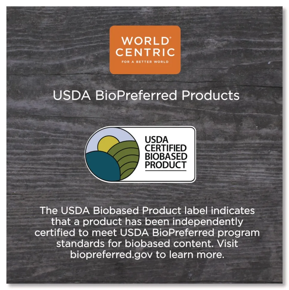 World Centric 8 in. Wrapped Sustainable Kraft Paper Straws - Natural (6000/Carton)