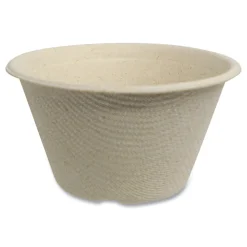 World Centric 2.42 in. x 1.36 in. 2 oz. Paper Fiber Cups - Natural (2000/Carton)