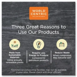 World Centric 16 oz. NoTree Paper Hot Cups - Natural (1000/Carton)