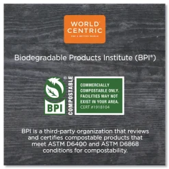 World Centric 8 oz. NoTree Paper Hot Cups - Natural (1000/Carton)