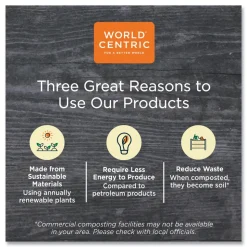 World Centric 4 oz. NoTree Paper Hot Cups - Natural (1000/Carton)