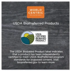 World Centric 4 oz. NoTree Paper Hot Cups - Natural (1000/Carton)