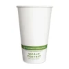 World Centric 16 oz. Paper Hot Cups - White (1000/Carton)