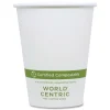 World Centric 8 oz. Paper Hot Cups - White (1000/Carton)