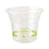 World Centric 10 oz PLA Plastic Cold Cups - Clear (1000/Carton)