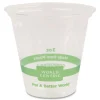 World Centric 3 oz PLA Plastic Cold Cups - Clear (2500/Carton)