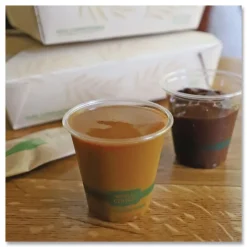 World Centric 3 oz PLA Plastic Cold Cups - Clear (2500/Carton)