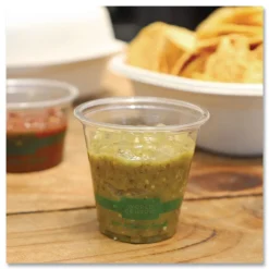 World Centric 3 oz PLA Plastic Cold Cups - Clear (2500/Carton)