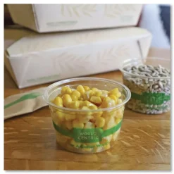 World Centric 4 oz PLA Plastic Cold Cups - Clear (1000/Carton)