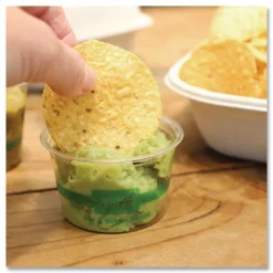 World Centric 4 oz PLA Plastic Cold Cups - Clear (1000/Carton)