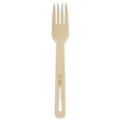 World Centric FO-BB-67 6.7 in. Bamboo Cutlery Fork - Natural (2000/Carton)