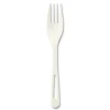 World Centric FO-PS-6DP Cutlery Dispenser Plastic Fork Refills - White (10/Carton)