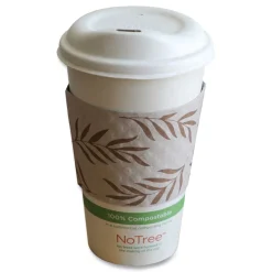 World Centric Hot Cup Sleeves Fits 8 oz. Cups - Natural (1000/Carton)