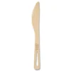 World Centric KN-BB-67 6.7 in. Bamboo Cutlery Knife - Natural (2000/Carton)