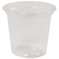 World Centric PLA Clear Cold Cups 1 oz Plastic Clear 3000/Carton