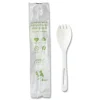 World Centric RK-PS-I TPLA Compostable Plastic Cutlery Spork - White (750/Carton)