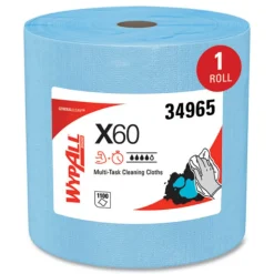 WypAll 12.2 in. x 13.4 in. General Clean Jumbo Roll X60 Cloths - Blue (1100/Roll)