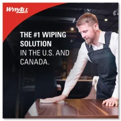 WypAll 12.2 in. x 13.4 in. General Clean Jumbo Roll X60 Cloths - Blue (1100/Roll)