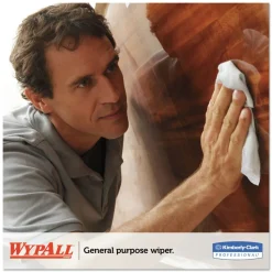 WypAll 19.5 in. x 42 in. L40 Dry Up Towels - White (200 Towels/Carton)