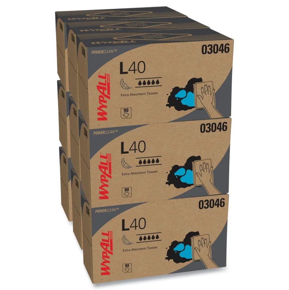 WypAll 10.8 in. x 10 in. POP-UP Box L40 Towels - White (810/Carton)