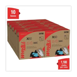 WypAll General Clean X60 POP-UP Box 8.34 in. x 16.8 in. Cloths - White (1260/Carton)