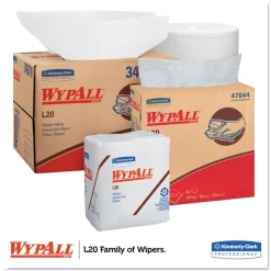 WypAll L20 9.1 in. x 16.8 in. 4-Ply Towels in a POP-UP Box - White (88/Box, 10 Boxes/Carton)