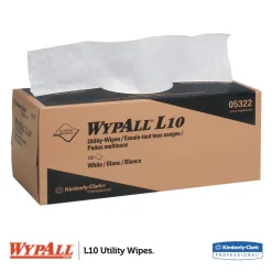 WypAll L10 12 in. x 10.25 in. POP-UP Box Towels - White (125/Box, 18 Boxes/Carton)