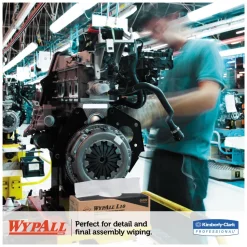 WypAll L10 12 in. x 10.25 in. POP-UP Box Towels - White (125/Box, 18 Boxes/Carton)