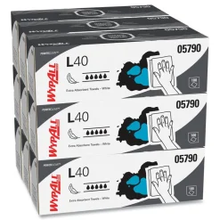 WypAll L40 POP-UP Box 16.4 in. x 9.8 in. Towels - White (100/Box, 9 Boxes/Carton)